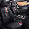 Muchkey Coprisedili Auto per BMW X1 X2 X3/X3 M X4 X5 X6 2000-2023 | Coprisedile Impermeabile in Pelle Anteriore Posteriore Protezioni per Sedili Copri Accessori Interni(mh118 Nero