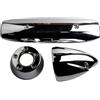 CRRYUQWWM Moto Tubo Di Scarico Calore Protector Guard Copertura Del Silenziatore Per YAMAHA T-MAX500 TMAX500 2001-2005(Chrome 1set)