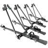 Mossa 4X Portabici da Tetto, Portabiciclette con Barra in Acciaio - BR9546