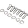 BID4ZE Stainless Derby Cover Kit di viti e bulloni compatibile con Harley Touring Electra Glide Road King Dyna Softail