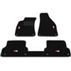 Somer Car Kit Tappetini Auto compatibili con Audi A4 B6-B7 2001-2008 - posteriore unito | Set Tappeti in Moquette, ricamo R_S, Tappeto auto su misura