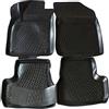 J&J AUTOMOTIVE Tappetini Auto in Gomma su Misura per Citroen C3 2009-2016, Set da 4 Pezzi, Bordo Alto 4 cm, Antiscivolo, Inodore, Colore Nero