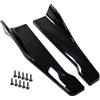 QMTVFSRH Spoiler Frontali Auto Per A&lfa Per Romeo 159 Auto Anteriore Paraurti Posteriore Winglets Gonna Lato Striscia Estensione Lip Spoiler Diffusore Splitter Scratch Protector(Nero)