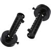 Kacepar Silenziatore per moto, 60mm DB Killer Muffler Baffle, Silenziatore universale del tubo di scarico, Cancellatore di rumore del silenziatore della lattina, nero, 2 pezzi