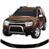SCOUTT Deflettore Protezione Cofano per Dacia Duster 2010-2014, Migliora l'Aerodinamica dell'Auto, e Spoiler, Nero