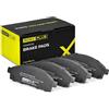 RIDEX PLUS 402B0439P Set d'assale Kit pastiglie freni Anteriore con accessori Compatibilità con FIAT Fullback Pick-up 502, 503