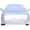 Generic Telo Copriauto per Hond𝘢 Civic Ⅵ 4d 1996-2000 (446 x 170 x 139cm),Impermeabile,protettivo contro la neve,antipolvere,resistente ai raggi UV,Copertina per auto con cerniere laterali