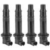Generic Bobine di Accensione 4 Pezzi F6T558 di Ricambio perMT07 R6 RJ15 YZF R1 FZ8 con Elevata e stabilità, Adatte perMT07 R1 YZFR1 R6 RJ15 FZ8