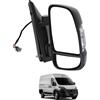 GENERICO Alta Qualità Aftermarket Specchietto Elettrico Termico Destro retrovisore DX Ducato Dal 2006-2024 Braccio Corto standard,Sbrinamento Rapido,Freccia Integrata