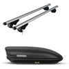 Generico Barre Brio + Box Marathon 320 portatutto Portapacchi Auto (con corrimano) Alluminio per Mini Countryman (F60) 17>
