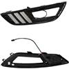 Njprmbq Fari Anteriori Per Ford Per Focus 3 MK3 2015 2016 2017 2018 Auto LED Daytime Running Light Giallo Indicatore Direzione Funzione DRL Copertura Lampada Nebbia(Bianco)