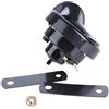 Qiilu Clacson Moto, Universale tromba moto potente 12V 110dB 510HZ Altoparlante vocale elettrico per moto Horn