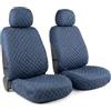 Auto Accessori Lupex - A22 Coprisedili Universali Auto in Tessuto Poliestere Trapuntato, Coppia Anteriore, Set 2 pezzi colore Blu Scuro