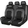 Ufgwhirl Coprisedili Auto Anteriore e Posteriore per Nissan Qashqai e-Power (J12) 2022-2025,9 Pezzi Auto Set Coprisedili Impermeabile Protezione Traspirante Sedile Auto Coprisedile Accessori,Gray