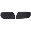 Eawfgtuw Griglia paraurti anteriore inferiore fendinebbia copertura della lampada compatibile con Smart per FORTWO 451 2008-2012 ricambio cornice esterna nera ABS Grill Panel OEM 4518260124 4518260224