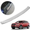 Chromemaster | Protezione Posteriore Compatibile con Ford Kuga 2013-2019 | Acciaio INOX Lucido/Cromato | Protegge la Vernice del Paraurti dai Graffi