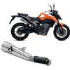 MOTOTOPGUN arrow scarico omologato pro-race nichrom compatibile con ktm 790 duke 2018 2019 2020 mototopgun