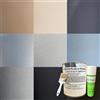 TENDEEVOLUTION Ricambio Tessuto Cielo Auto con Colla Spray o a Pennello. Kit Riparazione Cielo Auto Scollato Rimedio fai da te (Beige Vellutino, 1,50 X 2,50 MT + 2 Colle (Pennello Incluso)