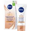NIVEA (BEIERSDORF SpA) Nivea 5 in 1 BB Cream Super Idratante 24H No Stop Dorata 50 ml, Crema viso colorata con SPF15