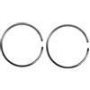 UYTGFO Adatto for Husqvarna 51 55 for Rancher 257 357 XP EPA 359 EPA Motosega Parte di ricambio 503289014 Kit fasce elastiche pistone 2 pezzi/lotto 46 mm x 1,5 mm
