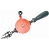 LIYJTK Trapano a manovella Tutto in fusione di acciaio Trapano da perforazione Mini portatile Trapano manuale Doppio pignone Trapano a mano Strumento Legno Plastica PVC Fibra di vetro (2)