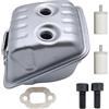 UYTGFO Misura for motosega Husqvarna 445 450 445E 450E Sostituisci 544147702 525862101 537437901 Kit viti marmitta scarico