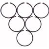 UYTGFO Adatto for generatore a benzina TIGER YAMAHA ET650 ET950 TG950 600W 850W Ricambio 6 pezzi in lega 45mm 1E45 STD anello pistone