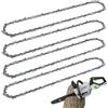 Ollanoos 4 catene per sega da 35 cm (14), 3/8 LP 0.043 (1,1 mm) con 52 maglie, ricambio per Bosch AKE3000, AKE30-17S, ricambio per Husqvarna 120i, 136i, 330i