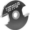 ENT 13885 Fresa per scanalatura carburo, Gambo (S) 6,35 mm, diametro (D) 40 mm, NL 5 mm