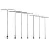 Milwaukee 4932492674 7 pc Tbar Maniglia con Set di Bussole Girevole