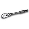 Capri Tools Cricchetto a testa flessibile a basso profilo da 1/4, vero arco oscillante a 72 denti, 5 gradi, testa flessibile a 180 gradi (CP12100FX)
