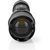NEDIS Torcia LED - Funzionamento a batteria - 3.7 V DC - 10 W - Litio incorporato - Batterie incluse - Ricaricabile - Flusso luminoso nominale: 1000 lm - Range luce: 110 m - Angolo proiezione: 9.5 °