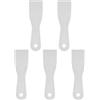 QUARKZMAN 5Pcs Spatola Stucco 2 Larghezza 1.7mm Sottile Flessibile Grigio | Spatole Plastica, Per Nastrare Cartongesso Spalmatura Pittura Graffiatura Parete
