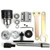 FLEXMAN Gruppo Mandrino Non Alimentato, Manicotto Albero M10 Lavorazione del Legno Tavolo da Taglio Accessorio per Trapano Mandrino per Macchina Utensile Cuscinetti Doppia Flangia