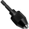 Generic 1 4 pollici Keyless Chuck Conversione Hex Shank Adattatore Bit Quick Change Driver per Cordless Cacciavite a Grinder