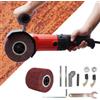 RSPPPJQ Lucidatrice for lucidatura con 2 ruote,levigatrice elettrica a spazzola a 8 velocità, smerigliatrice a tamburo industriale da 3000 giri/min,for metallo,acciaio inossidabile, legno,alluminio,pietra