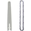 ZHLWei 4 6 pollici 8 pollici catena for barra di guida for motosega Set 1/4''P for mini sega a catena elettrica taglierina for legno utensili elettrici catene di ricambio di ricambio