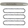 Kohnkdllc Catena per motosega Stihl MS361, MS362, MS380, MS390, MS440, MS441, MS460, MS460, MS461, MS660, MS661, MS661, MS650 (3 catene + 1 bar)