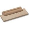 DEWEPRO - Gomma per fughe con manico in legno, spessore: 8 mm, larghezza: 135 mm, spatola per fughe, spatola in gomma, gomma