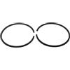DORFEY 2 fasce elastiche for pistone adatte for S-t-i-H-L FS45 FS75 FS80 FS85 BG45 BG46 BG55 BG65 BG75 BG85, ricambio for decespugliatore da 34 mm x 1,5 mm.