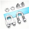 DGDTWHXSH Fascette per cavi in acciaio inox 304, serrature a U, fascette resistenti, confezione da 10 (M2-M32)