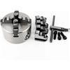 PXAMORTEL Mandrino per tornio da legno K12-100 Set di mandrini for tornio manuale autocentrante a 4 griffe da 100 mm