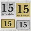 Generico Targa Numero Civico Esterno - in Alluminio DiBond - Numero Civico Personalizzato - Resistente Intemperie UV - Facile Montaggio (Allumino Argento 15x15cm)