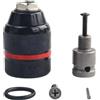 GFJZN Mandrino senza chiave, installazione 1/2-20HNF mandrino autoserrante da 1,5-13 mm, adatto per trapano a mano trapano elettrico avvitatore a percussione, con adattatore per avvitatore a percussione da