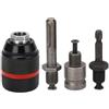 YJRKXG Mandrino for trapano in metallo senza chiave filettato autobloccante 1/2-20 1.5-13mm Adattatore for chiave tonda esagonale for cambio rapido
