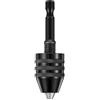 CONROS 1PC Mandrino 0.3-3.6mm Mini 3 Jaw Adattatore for Punta Senza Chiave a Cambio rapido 3.4/3.6/6.5/8mm Strumento for Dispositivo di Fissaggio con Morsetto Elettrico (Color : 0.3-6.5mm 6.35mm)