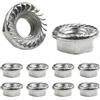 DhwhARtrt Dado barra flangiata M8 per motoseghe compatibile con i modelli 51 55 61 66 268 272 345 350 351 353 357 359 362 365 372 394 395 450 455 460 480