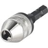 BEAZOOM Adattatore per mandrino senza chiave per punte a cambio rapido con gambo esagonale, strumento in lega di alluminio da 6,35 mm per smerigliatrice elettrica, macchina per incisione (0,3-6,5 mm)