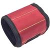Qcwwy Strumento per Braccialetto Magnetico, Supporto per Organizer da Polso per Elettricista con Chiusura a Tocco Regolabile, Fodera in Rete Traspirante per Fissare Viti, Chiodi, (3 file 6 magneti