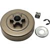 GTWSQQ Kit E-Clip rondella pignone tamburo frizione 6T passo 3/8 for motosega S = TIHL MS170 MS180 MS210 MS230 MS250 017 018 021 023 025
